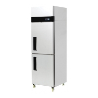 Freezer 2 puertas Acero Inox. VENTUS VF2PS-600