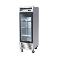 Freezer Acero Inox. 1 puerta Vidrio VENTUS VF1PS-700V